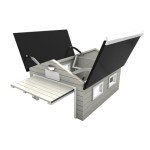 Robot Lawn Mower Storage Shed – Fits Most Models