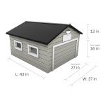 Robot Lawn Mower Storage Shed – Fits Most Models