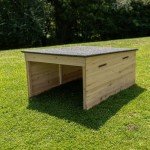 AM Robots Lawn Mower Storage Shed - The Cube
