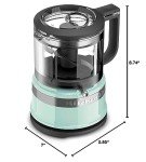 KitchenAid 3.5 Cup Food Chopper - Ice Blue