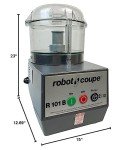 Robot Coupe R101B CLR Food Processor, 2.5 Quart