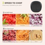 Syvio 450W Electric Food Processor with 2 Bowls