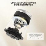 Syvio 450W Electric Food Processor with 2 Bowls