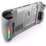 JSAUX RGB Transparent Back Plate for Steam Deck