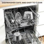 Syvio 450W Electric Food Processor with 2 Bowls