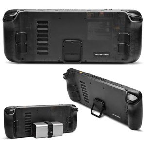 Steam Deck Cooling Modcase with Kickstand - Black