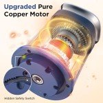 KOIOS 500W Electric Food Processor with 2 Bowls