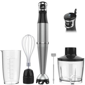 1100W Handheld Immersion Blender Set with Attachments
