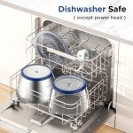 KOIOS 500W Electric Food Processor with 2 Bowls