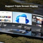 BOSGAME P4 Light Gaming Mini PC Ryzen 7