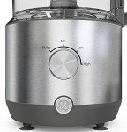 GE 12-Cup Food Processor with Stainless Steel Accessories