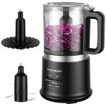 TWOMEOW 4-Cup Electric Food Processor & Chopper