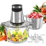 500W Electric Food Processor & Vegetable Chopper