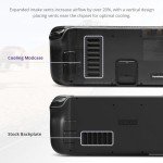 Steam Deck Cooling Modcase with Kickstand - Black