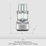Breville BFP838 16-Cup Stainless Steel Food Processor