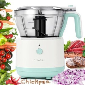 Electric Food Processor & Chopper with Stainless Steel Blade