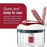 Zyliss Easy Pull Manual Food Processor & Chopper