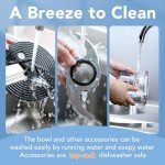 Magiccos 14-Cup French-Fry-Cutter Storage-Drawer Food-Processor - XL Bowl, Large Chute & Storage Drawer, Slicing & Shredding, Chopping & Mixing, For Fries, Cheese, Meat & Veggie Prep, For Home Kitchen