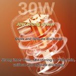 Electric Garlic Chopper, Portable Veggie Chopper,Garlic Grinder Masher Onion Chopper, Cordless Food Processor for Ginger, Chili, Fruit, Meat,etc(white 250ml)