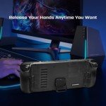 Steam Deck Cooling Modcase with Kickstand - Black