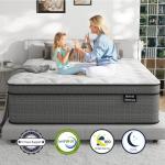 Ruoysun Full Size Mattress, 12 Inch Hybrid Full Bed Mattress in a Box, with Gel Memory Foam and Individual Pocket Springs, Motion Isolation, Strong Edge Support & Pressure Relief, Medium Firm