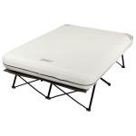 Coleman Camping Cots for Adults with Camping Air Mattress Folding Air Mattresses Set Battery-Operated Pump & Side Table for Outdoor Comfort