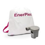 EnerPlex Inflatable Travel Bed with High Speed Pump, Portable Air Mattress for Kids on The Go, Blow up Toddler with Sides – Built-in Safety Bumper - Pink