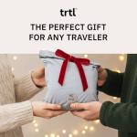 trtl Travel Pillow Cool for Neck Support- Cooling Neck Pillow with Cushioning Foam for Stability and Comfort, Breathable Fabric, Lightweight and Easy to Carry