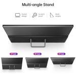 15.6 Inch Portable 1080P Travel Monitor with Kickstand
