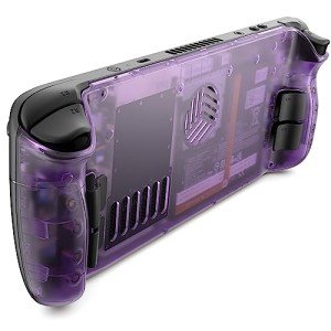 JSAUX Clear Back Plate for Steam Deck - Purple