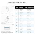 POBOVi Smart Ring for Women Men- Sleep/Fitness/Stress/Heart Rate Tracker- Menstrual Records - 7 Days Battery Life - Wireless Charging - No APP Subscription - iOS & Android Compatible (Gold, Size 8)