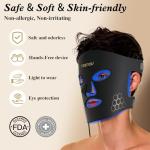 YOEYOU Rechargeable Red Light Therapy Face Mask