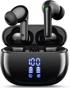 HUIFU Bluetooth Wireless Earbuds with Deep Bass