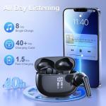 HUIFU Bluetooth Wireless Earbuds with Deep Bass