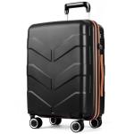TILYMOL Hardside Carry On Luggage 22x14x9 Airline Approved with Spinner Wheels, 20-inch Carry-On Suitcase for Men & Women, Black