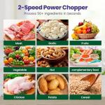 500W Electric Food Processor & Vegetable Chopper