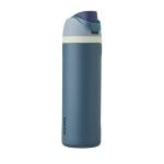 Owala FreeSip Insulated Stainless Steel Water Bottle with Straw for Sports and Travel, BPA-Free, 24-oz, Blue/Teal (Denim)