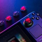 GeekShare Anti-Slip Thumb Grip Caps for Steam Deck