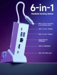 JSAUX 6-in-1 Docking Station for Gaming Devices
