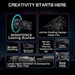 GIGABYTE AORUS GeForce RTX 5070 Master 12G Graphics Card, 12GB 192-bit GDDR7, PCIe 5.0, WINDFORCE Cooling System, GV-N5070AORUS M-12GD Video Card