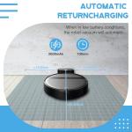 Kilgone Robot Vacuum and Mop Combo with WiFi