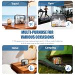 ploimyur TSA Approved Toiletry Bag,2 Pack Clear Toiletry Bag, Quart Size Travel Essential Bags for Toiletries,Clear Makeup Bag Organizer, Carry on Cosmetic Bags for Women,Black