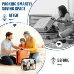 ploimyur TSA Approved Toiletry Bag,2 Pack Clear Toiletry Bag, Quart Size Travel Essential Bags for Toiletries,Clear Makeup Bag Organizer, Carry on Cosmetic Bags for Women,Black