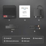 BOSGAME P4 Light Gaming Mini PC Ryzen 7