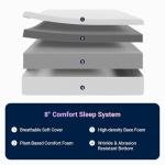 Avenco Twin Size Mattress 8 Inch, Memory Foam Twin Mattress in a Box for Comfort Sleep & Pressure Relief, CertiPUR-US Certified for Medium Firm Mattresses