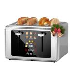 Whall Touch Screen 4-Slice Stainless Steel Toaster