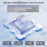 Compact Mini PC with 12th Gen Pentium and 16GB RAM