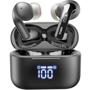 TOZO T20 Wireless Earbuds with 48.5 Hrs Playtime