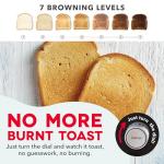 DASH Clear View Toaster with 7 Browning Levels