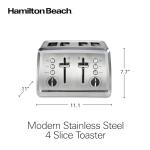 Hamilton Beach 4-Slice Toaster with Wide Slots